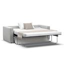 Malvern 2 Seater Sofa Bed in Silver fabric