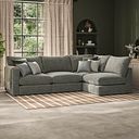 Malvern 4 Seat Left Hand Modular Corner Sofa in Olive Green fabric - Group 4
