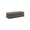 Malvern Large Fender Footstool in Brown fabric