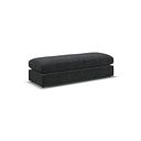 Malvern Large Fender Footstool in Charcoal fabric
