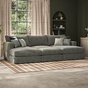Malvern Modular 3 Seater U-Shape Chaise Sofa in Olive Green fabric - Group 16
