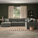 Malvern  Modular 6 Seater Left Hand Corner Sofa with Chaise in Olive Green fabric - Group 18