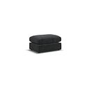 Malvern Small Fender Footstool in Charcoal fabric