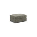 Malvern Storage Footstool in Olive Green fabric