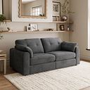 Marley 2 Seater Modular Sofa in Lila Charcoal Fabric - Group 8