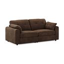Marley 2 Seater Modular Sofa in Lila Chocolate Fabric  - Group 8