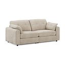 Marley 2 Seater Modular Sofa in Lila Natural Fabric - Group 8