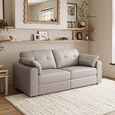 Marley 2 Seater Modular Sofa in Oslo Oyster Leather - Group 8