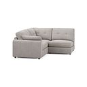 Marley 3 Seat Left Hand Modular Corner Sofa in Lila Stone Fabric - Group 6