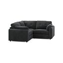 Marley 3 Seat Modular Corner Sofa in Lila Charcoal Fabric - Group 1