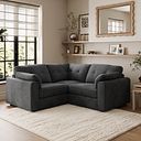 Marley 3 Seat Modular Corner Sofa in Lila Charcoal Fabric - Group 1