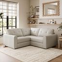 Marley 3 Seat Modular Corner Sofa in Oslo Bone China Leather - Group 1