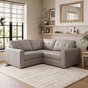 Marley 3 Seat Modular Corner Sofa in Oslo Oyster Leather - Group 1