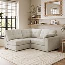 Marley 3 Seat Right Hand Modular Corner Sofa in Lila Ivory Fabric - Group 7