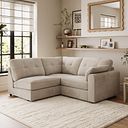 Marley 3 Seat Right Hand Modular Corner Sofa in Lila Natural Fabric - Group 7