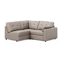 Marley 3 Seat Right Hand Modular Corner Sofa in Oslo Oyster Leather - Group 7