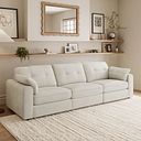 Marley 3 Seater Modular Sofa in Lila Ivory Fabric - Group 9