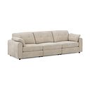 Marley 3 Seater Modular Sofa in Lila Natural Fabric - Group 9
