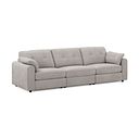 Marley 3 Seater Modular Sofa in  Lila Stone Fabric- Group 9