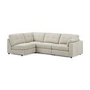 Marley 4 Seat Left Hand Modular Corner Sofa in Lila Ivory Fabric - Group 4