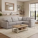Marley 4 Seat Modular Left Hand Corner Sofa in Lila Stone Fabric - Group 2