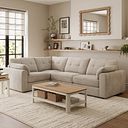 Marley 4 Seat Modular Right Hand Corner Sofa in Lila Natural Fabric - Group 2
