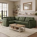 Marley 4 Seat Modular Right Hand Corner Sofa in Lila Pine Fabric - Group 2