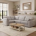 Marley 4 Seat Modular Right Hand Corner Sofa in Lila Stone Fabric - Group 2