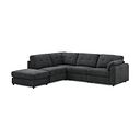 Marley 4 Seat Modular Open End Right Hand Corner Sofa in Lila Charcoal Fabric -Group 5 FOOT