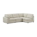 Marley 4 Seat Right Hand Modular Corner Sofa in Lila Ivory Fabric - Group 5