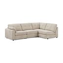 Marley 4 Seat Right Hand Modular Corner Sofa in Lila Natural Fabric - Group 5