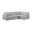 Marley 4 Seat Right Hand Modular Corner Sofa in Lila Stone Fabric - Group 5