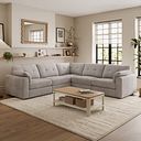 Marley 5 Seat Modular Corner Sofa in Lila Stone Fabric - Group 3