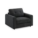 Marley Armchair in  Lila Charcoal Fabric