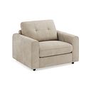 Marley Armchair in  Lila Natural Fabric