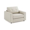 Marley Armchair in  Oslo Bone China Leather