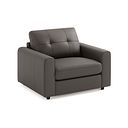 Marley Armchair in  Oslo Elephant Grey Leather