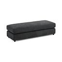 Marley Large Fender Footstool in  Lila Charcoal Fabric