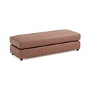 Marley Large Fender Footstool in  Oslo Mocha Mouse Leather