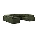 Marley Large U-Shape Modular Corner Sofa in Lila Pine Fabric - Group 11