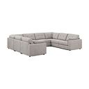 Marley Large U-Shape Modular Corner Sofa in Lila Stone Fabric - Group 11