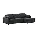 Marley Modular 3 Seater Right Hand Chaise Sofa in Lila Charcoal Fabric - Group 15