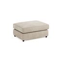 Marley Small Fender Footstool in  Lila Natural Fabric