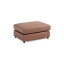 Marley Small Fender Footstool in  Oslo Mocha Mouse Leather