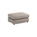 Marley Small Fender Footstool in  Oslo Oyster Leather
