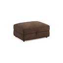 Marley Storage Footstool in  Lila Chocolate Fabric