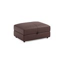 Marley Storage Footstool in  Oslo Chestnut Leather