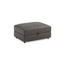 Marley Storage Footstool in  Oslo Storm Leather