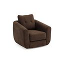 Marley Swivel Chair in  Lila Chocolate Fabric