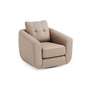 Marley Swivel Chair in  Oslo Mushroom Leather
